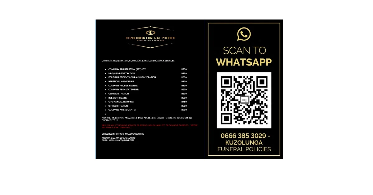 Kuzolunga Funeral Policies community support
